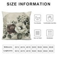 thumbnail image 5 of COMIO Monstera Decorative Throw Pillow Case, Abstract Modern Minimalist Watercolor Floral Arrangement Neutral Tones, Cushion Cover for Couch Living Room Car, Pale Sage Green Blush, 5 of 5