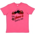 thumbnail image 3 of Inktastic My Nana Loves Me with Cute Ladybugs Youth T-Shirt, 3 of 5