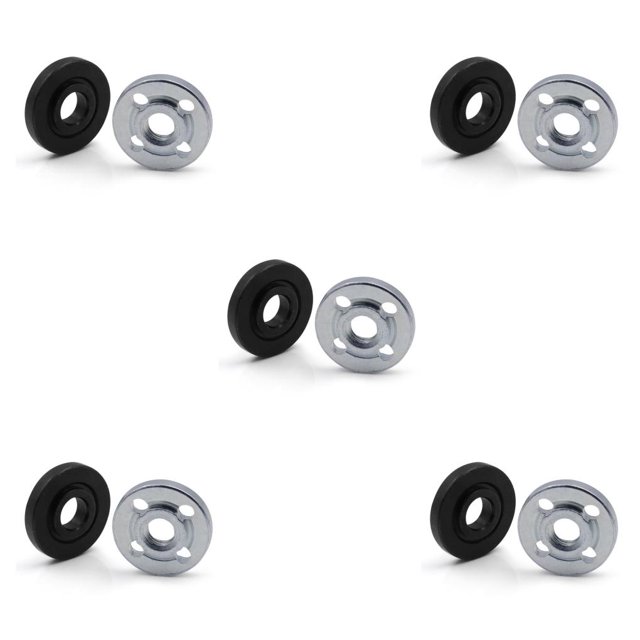 Riwesomey 2 Pieces Household Professional Angle Grinder Inner Outer Nuts Lock Detachable Nut Repair Flange Portable Set Accessories Type2 NO2 Riwesomey CBP489885
