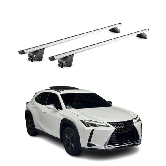 2019-2026 Lexus UX Roof Rack Cross Bars Silver