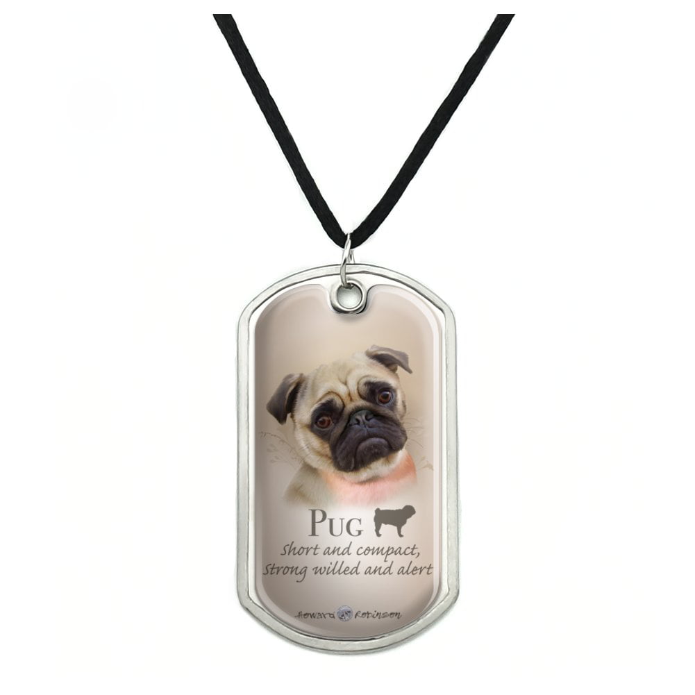 Dog necklace pug dog charms silver Mother\u2019s Day necklace