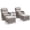 Gray/Beige, variant on Jentlehouse Outdoor Patio Furniture Set,Outdoor Swivel Rocker Chair with Ottomans & Side Table,Rattan Conversation Set for Balcony Garden Porch