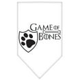thumbnail image 5 of Pet and Dog Bandana Screen Printed, "Game of Bones", 5 of 10