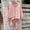 Pink, variant on WAVSUF Girls Sweatshirt Outfits 2 Piece Long Sleeve Top and Pants Elastic Waist Fall Sports Breathable Sets Brown 7-8