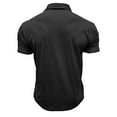 thumbnail image 3 of Mens Polo Shirts Male Spring Summer Cotton Short Sleeve Button Pocket Collar Solid Color Sports Daily-Wear, 3 of 4