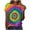 PLUS-SIZE-03 Multicolor, variant on Tie Dye T Shirts for Women Plus Size Rainbow Shirts Summer Short Sleeve Tops Crewneck Graphic Tees Multicolor,L