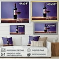 thumbnail image 4 of Designart "Shadow Of Syrah I" Wine Floater Framed Wall Art Living Room, 4 of 5