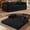 Black-79", variant on Howcool 73" Boneless Loveseat Sleeper Sofa,2 in 1 Pull Out Convertible Corduroy Floor Couch with Side Storage Pockets & 2 Throw Pillows,Foldable Guest Couch for Living Room,No Assembly Required,Black