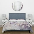 thumbnail image 3 of Designart "Purple Butterfly captivate Flight II" Animals Bedding Covert Set - Butterfly Purple Children's Art Bed Set With 1 Sham, 3 of 6
