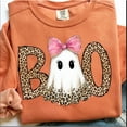 thumbnail image 3 of Comfort Colors 1717 BOO Leopard Print Ghost Halloween Graphic T-Shirt Unisex - Gift for Halloween, 3 of 4