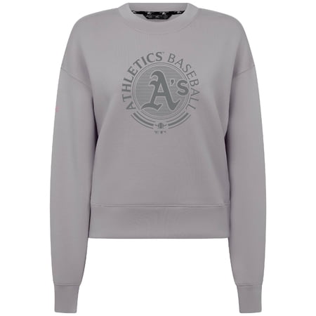 Women s Levelwear Gray Oakland Athletics Sponge Tri-Blend Grain Sweatshirt