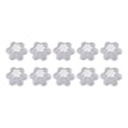 thumbnail image 1 of 100 Pieces Transparent Flower Shaped Ice Cream Bowl Mall Portable Single Use Chocolate Dessert Pastry Cup Kitchen Gadget, 1 of 9