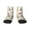 2 Black-2, variant on Rateoe Reto Marine Nautical Pattern Quarter Crew Socks,Toe Seamed Ankle Socks,Cotton Cushioned Breathable Athletic Crew Sports Socks