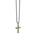 thumbnail image 2 of American Exchange Men's Gunmetal Cross Pendant Necklace, 2 of 2