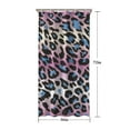 thumbnail image 5 of Pink and Blue Of Leopard Print Shower Curtain 36"x72" ,Bathroom Decorative Shower Curtains Set with 12 Hooks,Modern Waterproof Washable Shower Curtain, 5 of 6