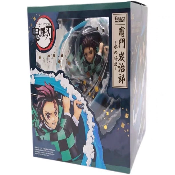 Demon Slayer Kimetsu no Yaiba Anime figuras de acción de juguete, ZERO Kamado, Tanjirou Water Breath, 15cm15 cm con caja al por menor zhangmengya unisex