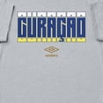 thumbnail image 2 of Umbro Men's Curacao Stacked Soccer T Shirt (Grey Heather, S-XXXL), 2 of 4