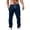 Dark Blue, variant on Men's Casual Pants Relaxed Fit Trousers with Pockets Pants
