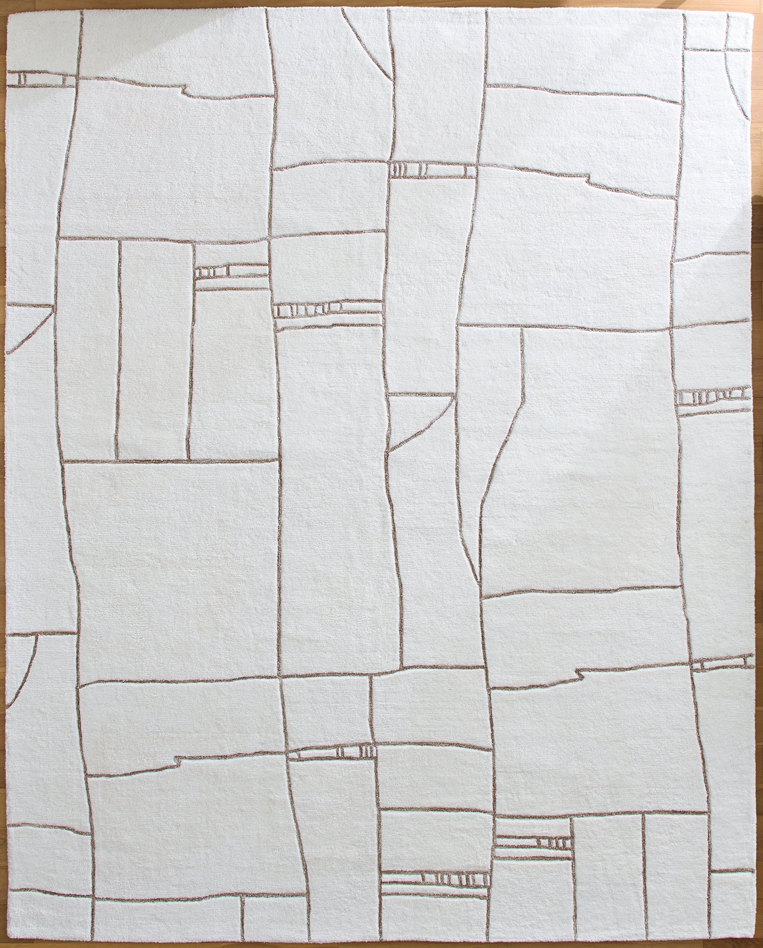 Better Homes & Gardens Dharra Arctic White 8' x 10' Area Rug Modern Design