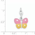 thumbnail image 2 of 925 Sterling Silver Butterfly Necklace Pendant Charm Insect Arachnid, 2 of 6
