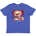 thumbnail image 3 of Inktastic Funny Axolotl Ramen Lover Youth T-Shirt, 3 of 5