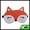 Dark Red, variant on Unique Bargains Comfortable Adjustable Portable Cartoon Fox Sleep Mask Red
