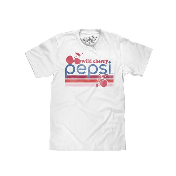 Tee Luv Men's Distressed Pepsi Wild Cherry Shirt (S)