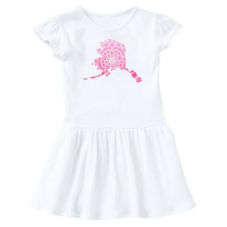 

Inktastic Alaska Silhouette Mandala Gift Baby Girl Dress