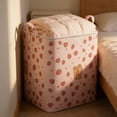 thumbnail image 3 of Large Capacity Clothes Storage Bags with Handle, Moving and Packing Bags for Quilts and Blankets, Reusable Sturdy Luggage Bags for Travel and Dorm Organization, 3 of 6