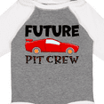 thumbnail image 4 of Inktastic Future Pit Crew Red Race Car Boys or Girls Long Sleeve Baby Bodysuit, 4 of 5