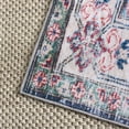 thumbnail image 4 of SAFAVIEH Martha Stewart Candyce Aztec Machine Washable Area Rug, Navy/Beige, 5' x 7', 4 of 11