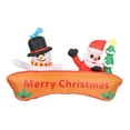 thumbnail image 3 of Adorno navideño inflable para exteriores: figura inflable grande con escena iluminada, ideal para decorar patio, balcón o jardín., 3 of 8