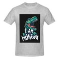 thumbnail image 4 of Bingfone Hungry Tyrannosaurus Men'S Loose Fit Short-Sleeve Pocket T-Shirt, 4 of 7