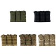 thumbnail image 2 of Camuflaje Sólido Triple Revista Bolsa Nylon Molle Caza al aire libre Senderismo Accesorios de utilidad Bolsa de almacenamiento Speravity HW4753-01, 2 of 7