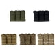 thumbnail image 2 of Camuflaje Sólido Triple Revista Bolsa Nylon Molle Caza al aire libre Senderismo Accesorios de utilidad Bolsa de almacenamiento Monstrate HW4753-01, 2 of 7