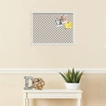 thumbnail image 3 of PinPix 23x17 Custom Cork Bulletin Board Light Brown Clover Poster Board Has a Fabric Style Canvas Finish, Framed in Light Brown Clover, by ArtToFrames (PinPix-540), 3 of 5