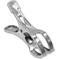thumbnail image 1 of Pinzas para toallas de playa de acero inoxidable, paquete de 10, pinzas para ropa de metal resistentes de 4,3 pulgadas, tamaño jumbo, resistentes al viento, para colgar ropa, 1 of 5