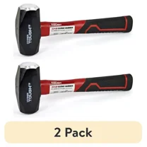 (2 Pack) 2.5 Lb Sledge Hammer, Fiberglass Handle