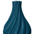thumbnail image 2 of Temi Coker for Walmart 3D Printed Decorative Vase, 12.5", Blue, 2 of 6