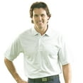thumbnail image 1 of Monterey Club Men's Pima Cotton Jacquard Golf Polo Shirt #1272, 1 of 2