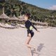 thumbnail image 3 of Two-piece Traditional Women Swimsuit Long Sleeve Bathing Suit for Triangle Beach Wear Suit Bodysuit Casual Swimming Suit XL, 3 of 4