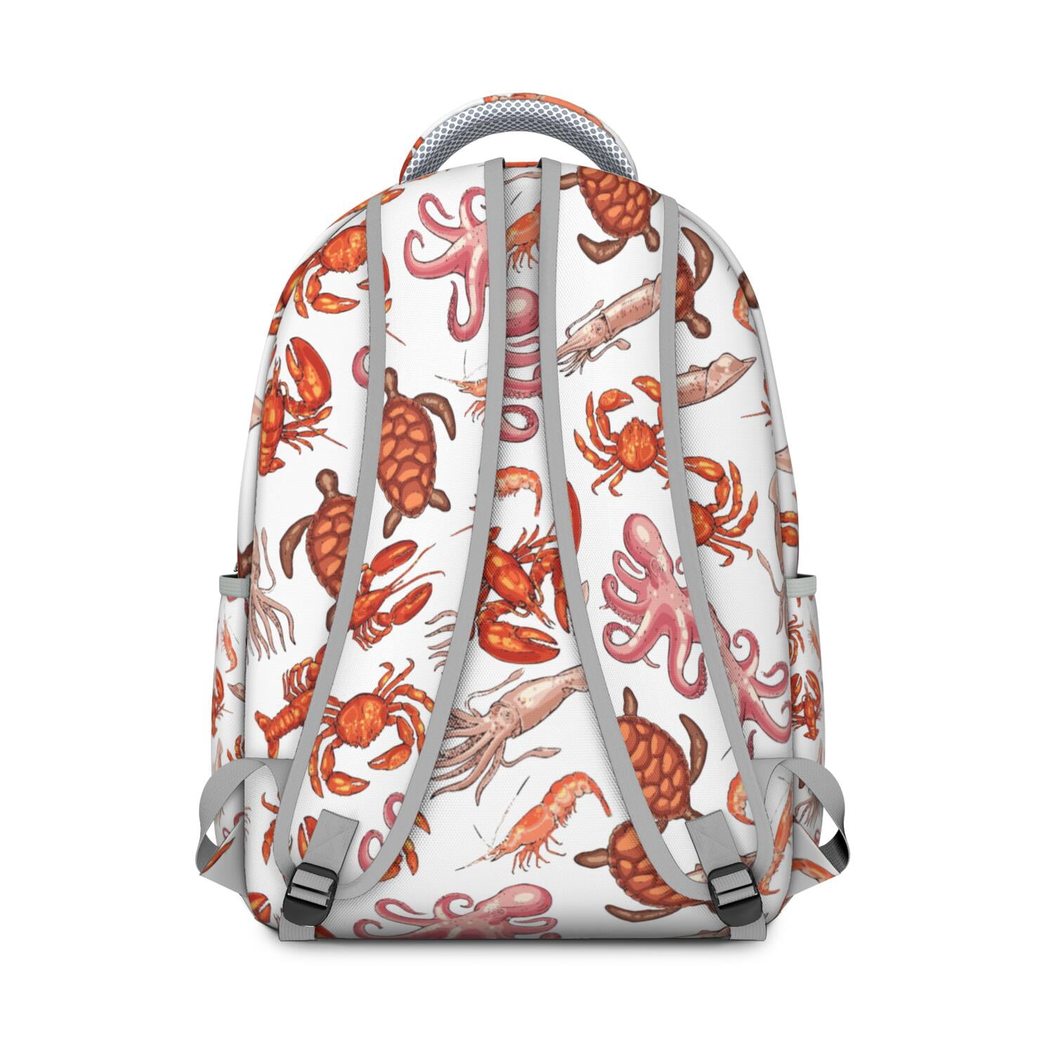 Sea Turtle Hawaiian Waterproof School Backpack - Ergonomic Student Backpack with Spinal Support & Breathable Straps for Teens & College Students