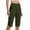 Army Green, variant on Tqcoqu Womens Capri Pants High Waisted Straight Leg Yoga Leggings with Pockets Workout Summer Pants,Army Green,Women's S-XXXL