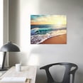 thumbnail image 3 of Nawypu Designart Sea Sunset-Seascape Photography Canvas Art Print 20x16 inch, 3 of 4