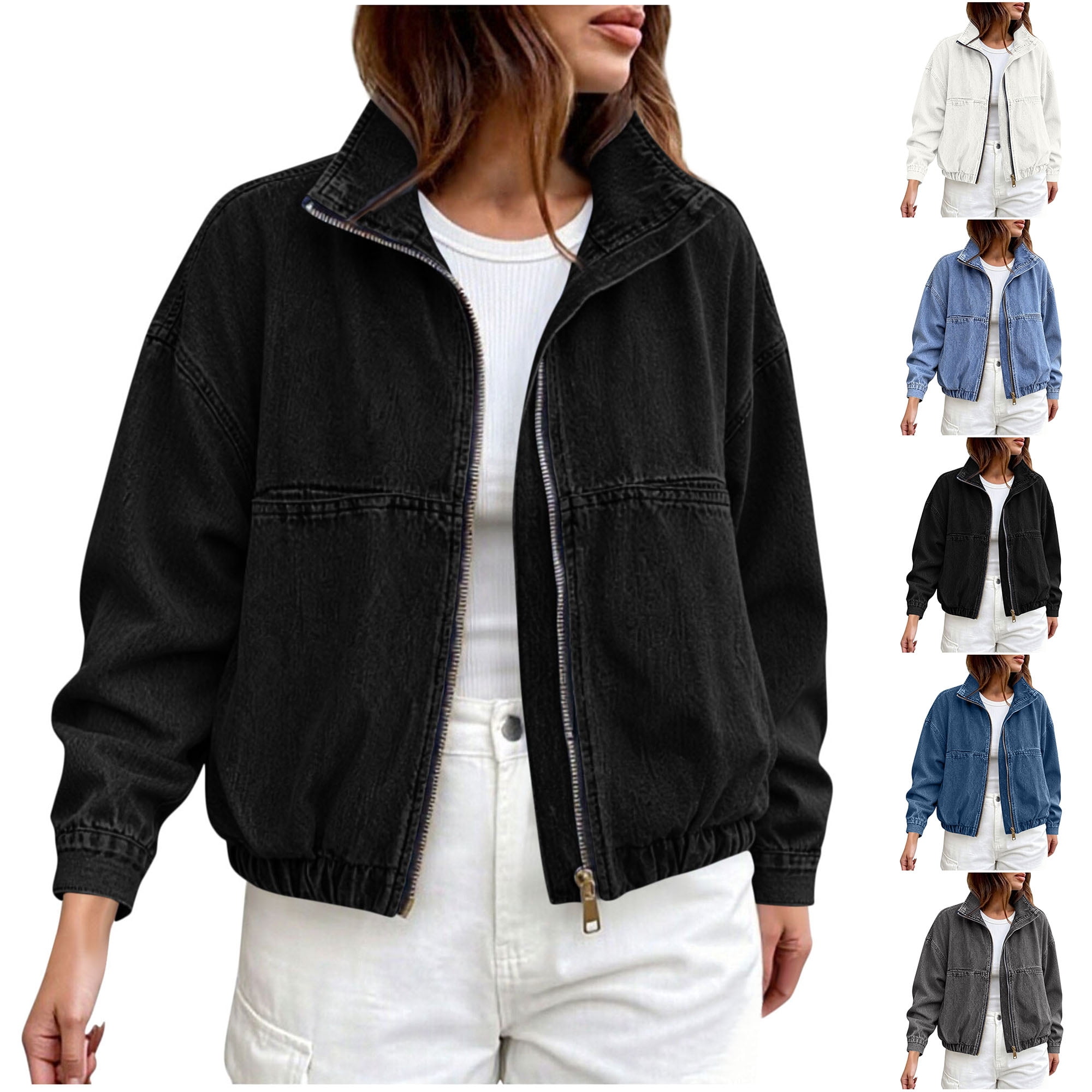 Free Assembly Women's and Women's Plus Cropped Jacquard Utility
