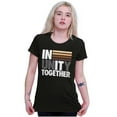 thumbnail image 3 of In Unity Together Social Justice Womens Slim Fit Graphic Tee Brisco Brands S, 3 of 5
