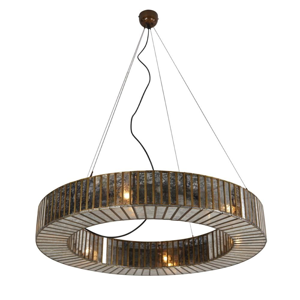Bali Boho Round Glass Hanging Pendant Light Antique Copper Walmart Com Walmart Com