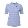 thumbnail image 2 of Women's Cutter & Buck Royal Duke Blue Devils Virtue Eco Pique Stripe Recycled Tri-Blend Quarter-Zip Top, 2 of 3