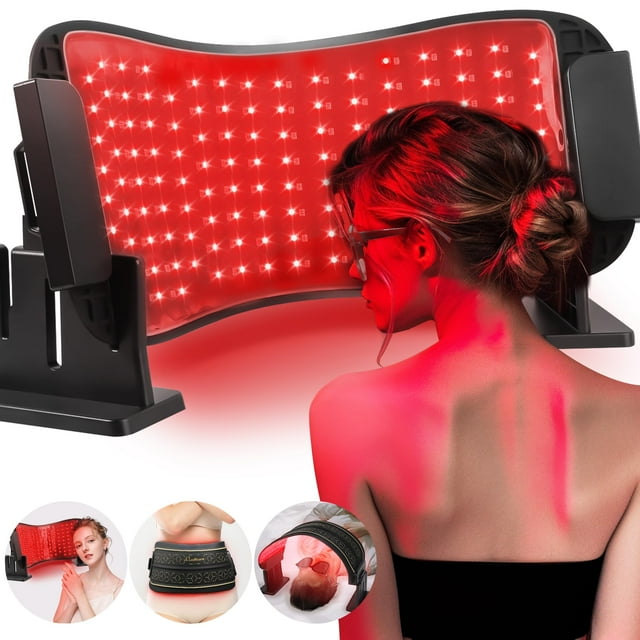 Máscara LED de Terapia de Luz Roja LuxRenew Max para Cuerpo y Rostro
