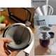 thumbnail image 3 of Vierta el goteo de café, filtro de café reutilizable, soporte duradero de acero inoxidable, cesta de embudo de malla, filtro de café, 3 of 5